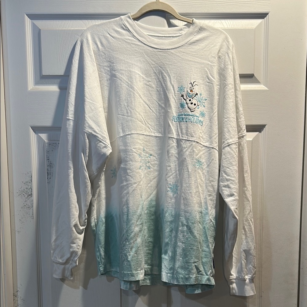 Disney Parks Epcot Festival of the Holidays Olaf Sweets Spirit Jersey Tee L